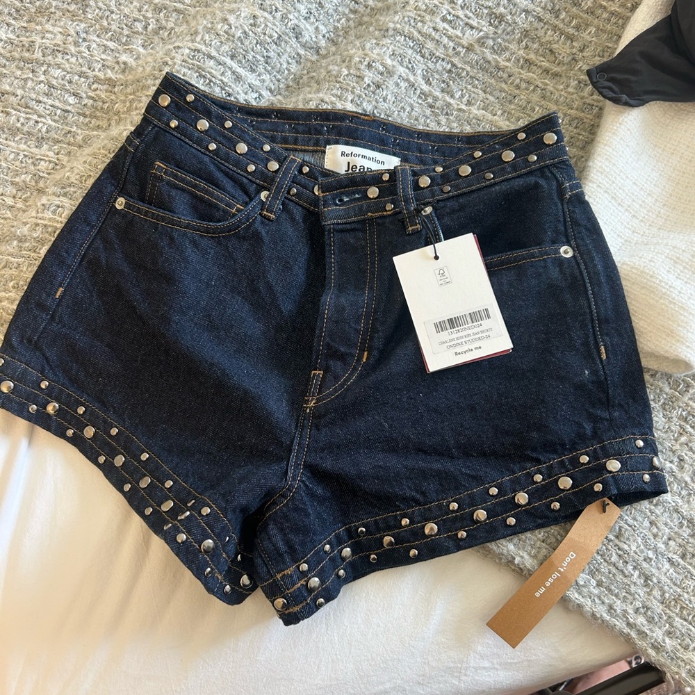 Charlene high rise Jean shorts